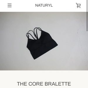 Naturyl brand by Niykee Heaton NBK NEW size Medium The Core Bralette